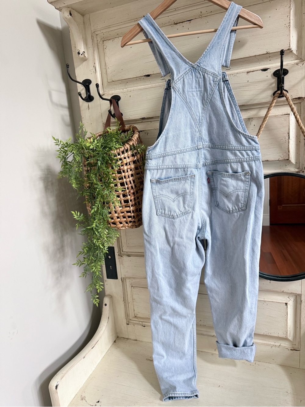 Levi's Light Blue Denim Women's Overalls - Picture 4 of 7